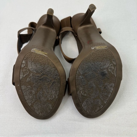 Kenneth Cole Reaction Know Way Bronze Satin Sandal 6.5 - Picture 10 of 11